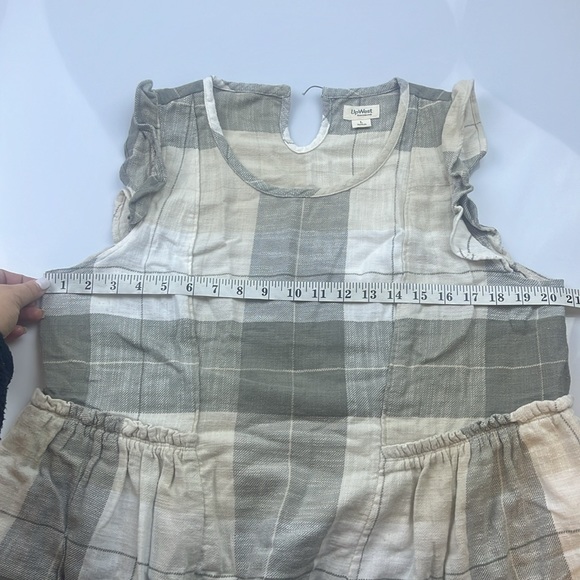 UpWest Easy Flutter-Sleeve Flannel Dress NWT UW2 - Picture 8 of 11